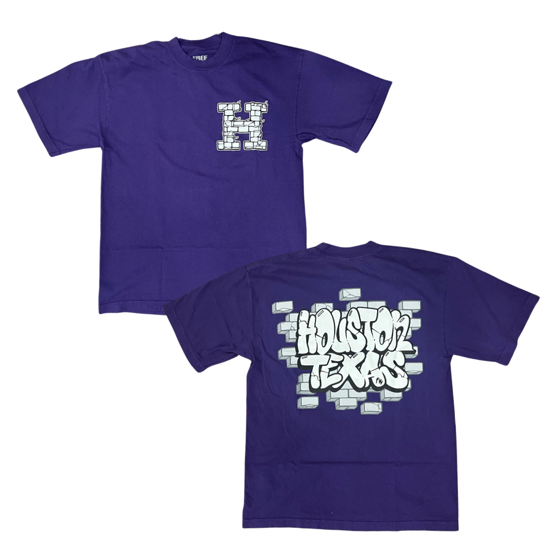 Free Walls Houston Tee (Purple)