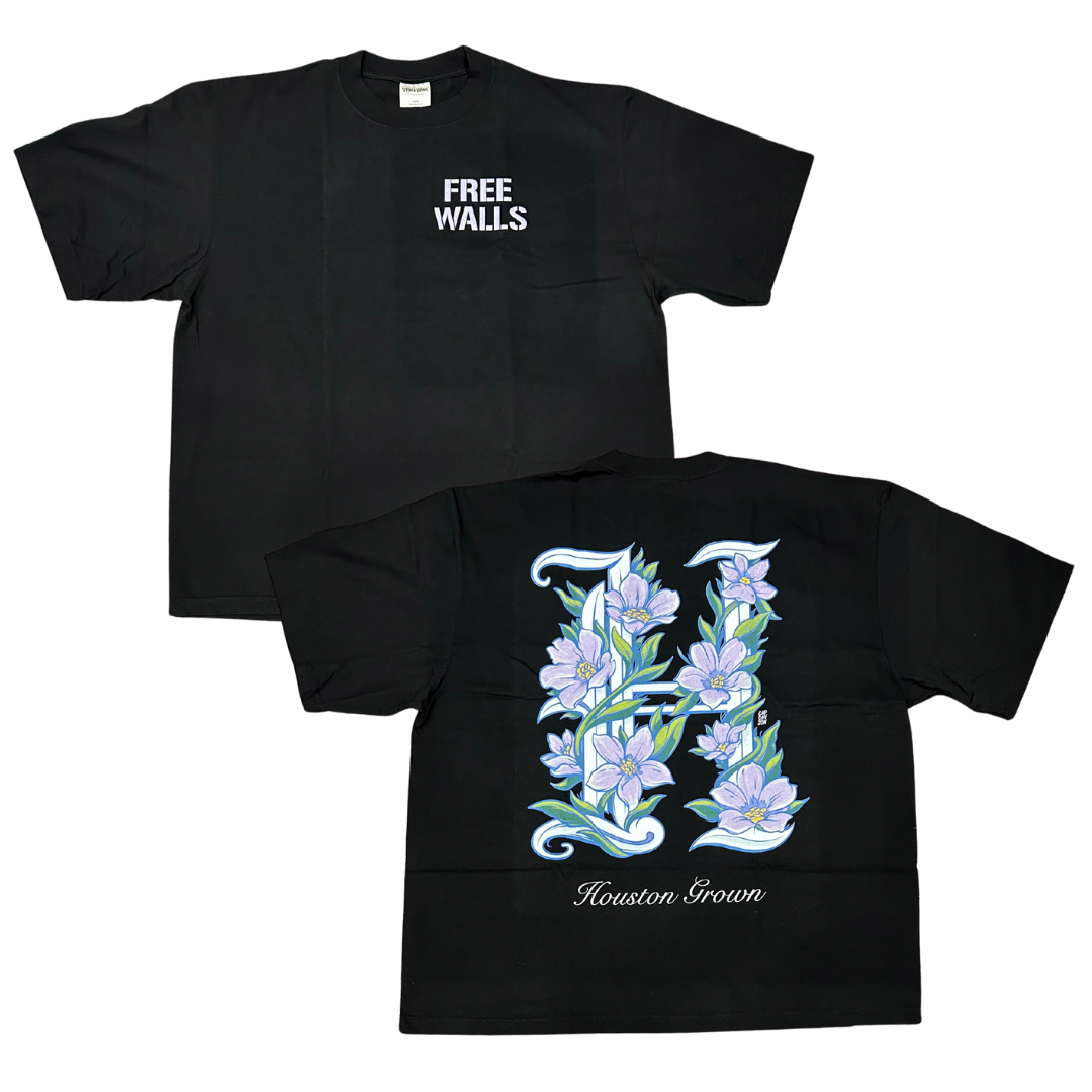 Capdavjon x FW Tee - Black/Purple